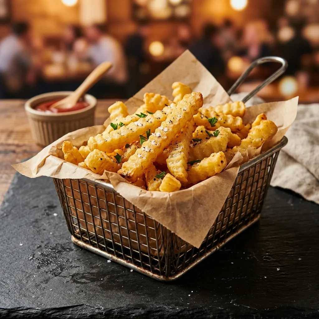 Crinkle fries